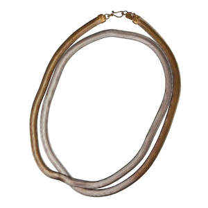 Elemental Single Strand Fern Necklace | Antique Brass Blossom