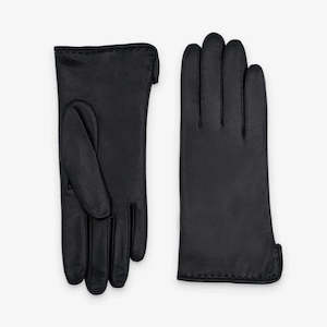 Women's Leather Gloves – Cashmere Lined | Black
