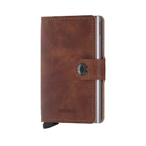 Secrid Mini Wallet Vintage Leather: Secrid Mini Wallet | Vintage Brown