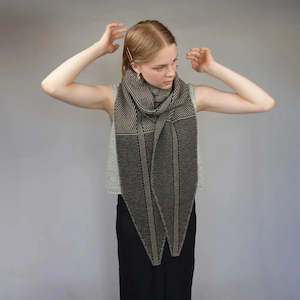 Knit Shepherd: Taranaki Scarf in Camel Down | Ponga