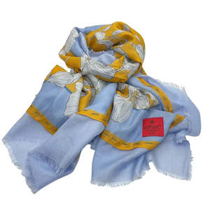 Erfurt Scarves: Silk Scarf | Yellow Dreams | Sunshine