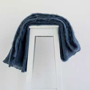 Mohair Throw | Indigo