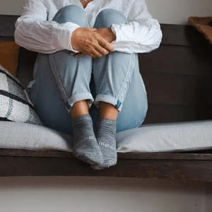 Women's Merino Ankle Socks | Grey