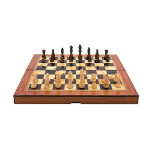 Dal Rossi Walnut Folding Chess Set