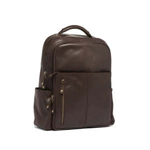 Ezra Leather Backpack | Brown