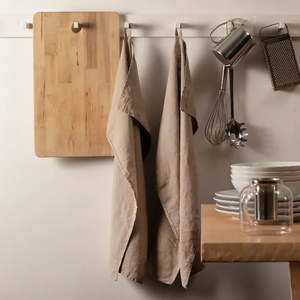 Himla Linens: Linen Tea Towel | Natural | 2 pack