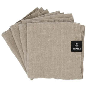 Himla Linens: Linen Napkins | Set of 4 | Natural
