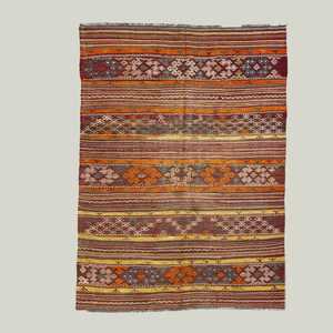 Hand Knotted Vintage Turkish Anatolian Rug | 256 x 187cm