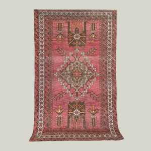 Hand Knotted Vintage Persian Shirazi Rug | 195 x 112cm