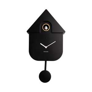 Interiors Duplicate: Modern Cuckoo Clock | Black