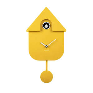 Interiors Duplicate: Modern Cuckoo Clock | Bright Yellow