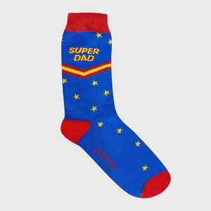 2nd Anniversary Gift Guide Cotton And China: Super Dad Socks