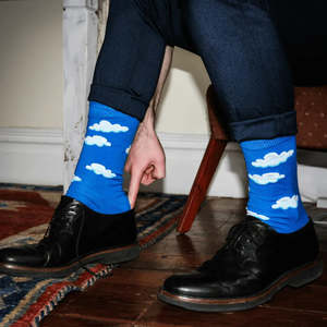 2nd Anniversary Gift Guide Cotton And China: Cloud Socks