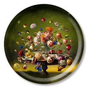 4th Anniversary Fruit Flowers And Appliances: Birchwood Tray Small Round | The Occasion