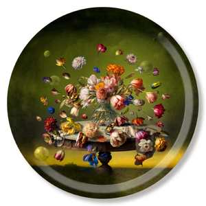 4th Anniversary Fruit Flowers And Appliances: Birchwood Tray Large Round | The Occasion