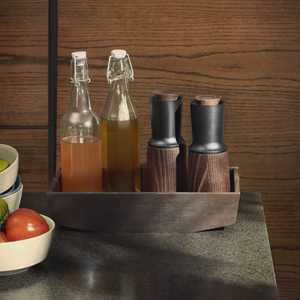 5th Anniversary Wood And Silverware: Rosendahl RA Condiment Caddy | Thermo Ash
