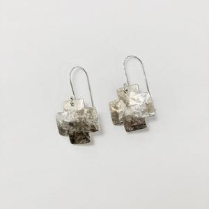 10th Anniversary Aluminium Tin And Jewellery: Flying Dog Earrings | Cross