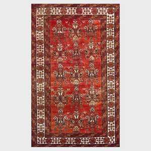 Hand Knotted Vintage Persian Shirazi Rug | 192 x 111cm
