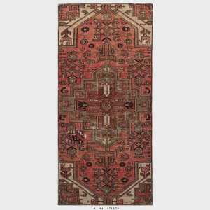 Hand Knotted Vintage Persian Shirazi Rug | 171 x 78cm