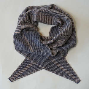 Taranaki Scarf in Merino | Tūrutu Blue