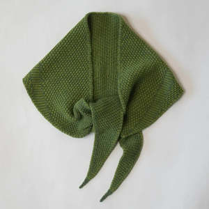 Taranaki Neckerchief in Merino | Totara Green