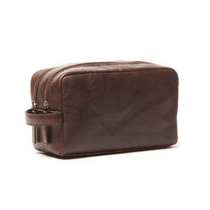 3rd Anniversary Leather And Crystal: Corso Leather Wash Bag