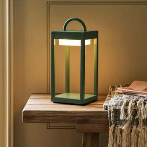 Interiors Duplicate: Winstone Rechargeable Lantern | Steel Thistle Green
