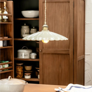 Wanstrow Ceiling Pendant | Steel Clay | Large