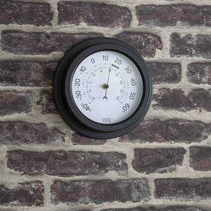 Interiors Duplicate: Tenby Thermometer | Steel Carbon