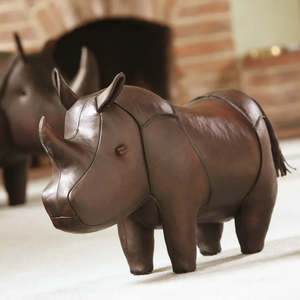 Omersa Leather Rhinos: Leather Animal | Medium Rhino