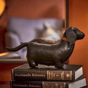 Omersa Leather Dachshunds: Leather Animal | Mini Dachshund