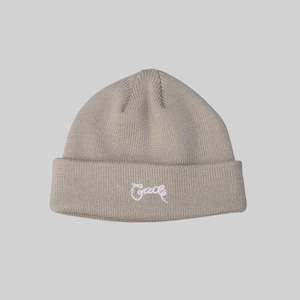 Beanies: WOOLBLEND KNITTED BEANIE