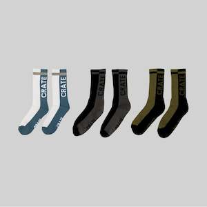 Socks: SS22 Colour Blocking Sock Pack