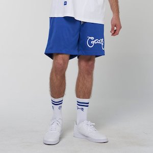 Athletic Streetwear: Crate Basic Script Mesh Shorts