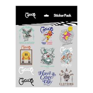Crate X Space Man Collection: Crate Sticker Pack