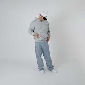 MEN'S SCRIPTED BOX FIT HOODIE