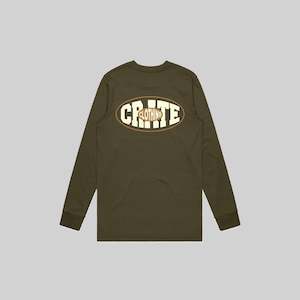 MENS OVAL VARSITY LONG SLEEVE TEE