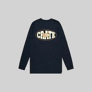 MENS OVAL VARSITY LONG SLEEVE TEE