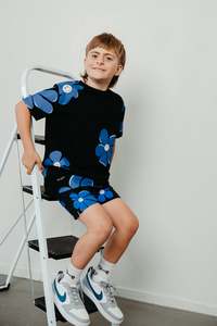 Kids: CRATE KIDS SMILEY FLOWER SWIM SHORTS