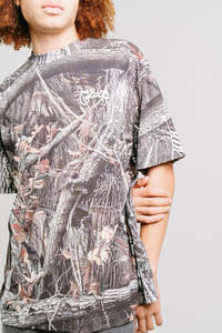 Box Fit: CRATE TREE CAMO SCRIPTED BOX FIT T-SHIRT