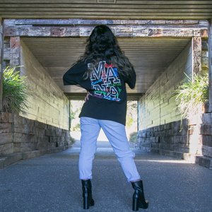 Wahine Jersey: Mana Baseball Jersey - Black
