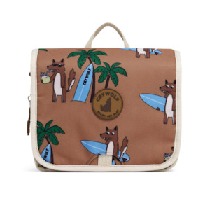 Cosmetic Bag - Surf'n Mr Wolf