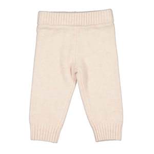 Baby Clothing: Baby Knit Pants - Ivory Blush