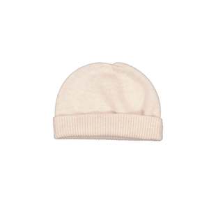 Baby Knit Hat - Ivory Blush