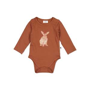 Mr Hopkins Long Sleeve Bodysuit - Chestnut