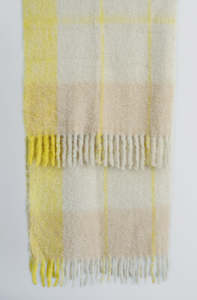 TWIST FRAME THROW - NATURAL/LEMON