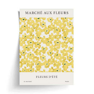 Wall Art: A2 Print Unframed - French Fleurs