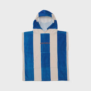 HOODED TOWEL Deep Sea Stripe