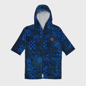 Cry Wolf: EVERYWHERE ZIP-UP TOWEL Navy