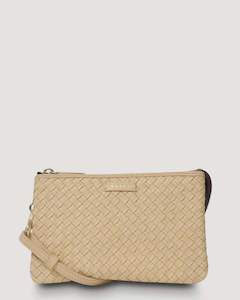 Crossbody: Tilly Crossbody - Raffia Stitched Weave